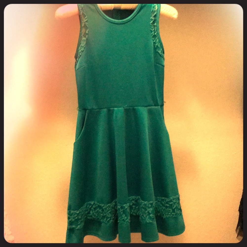 New Turquoise Sleeveless Dress